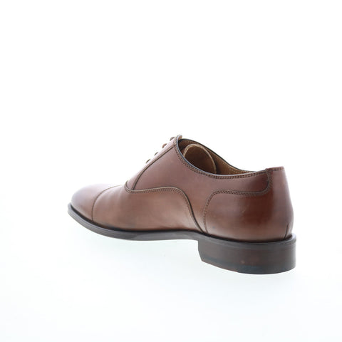 Pastori by Di Bianco Avitus Deco Mens Brown Oxfords & Lace Ups Cap Toe Shoes