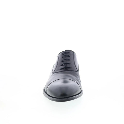 Pastori by Di Bianco Avitus Mens Black Oxfords & Lace Ups Cap Toe Shoes