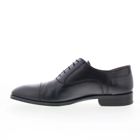 Pastori by Di Bianco Avitus Mens Black Oxfords & Lace Ups Cap Toe Shoes