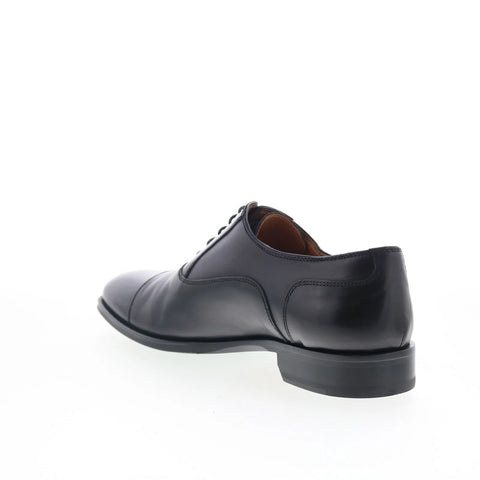 Pastori by Di Bianco Avitus Mens Black Oxfords & Lace Ups Cap Toe Shoes