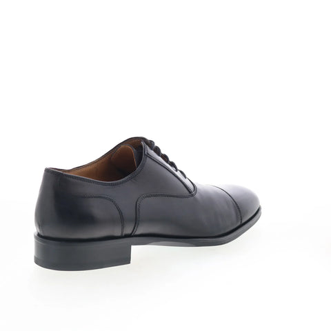 Pastori by Di Bianco Avitus Mens Black Oxfords & Lace Ups Cap Toe Shoes