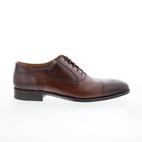 Pastori by Di Bianco Avitus Mens Brown Oxfords & Lace Ups Cap Toe Shoes