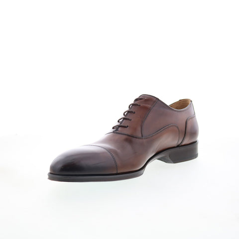 Pastori by Di Bianco Avitus Mens Brown Oxfords & Lace Ups Cap Toe Shoes