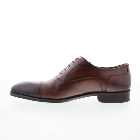Pastori by Di Bianco Avitus Mens Brown Oxfords & Lace Ups Cap Toe Shoes