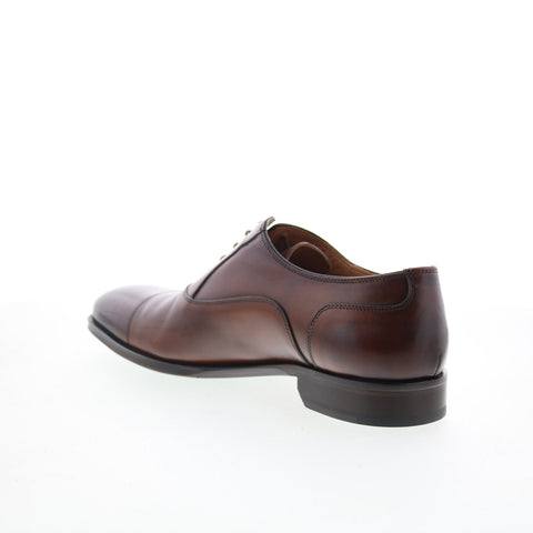 Pastori by Di Bianco Avitus Mens Brown Oxfords & Lace Ups Cap Toe Shoes