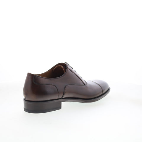 Pastori by Di Bianco Avitus Mens Brown Oxfords & Lace Ups Cap Toe Shoes