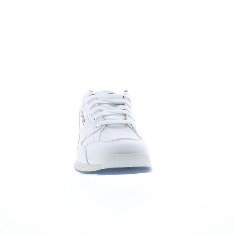 Dexter Ricky II B1836-9 Mens White Extra Wide Leather Athletic Bowling Shoes