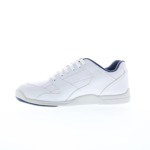 Dexter Ricky II B1836-9 Mens White Extra Wide Leather Athletic Bowling Shoes