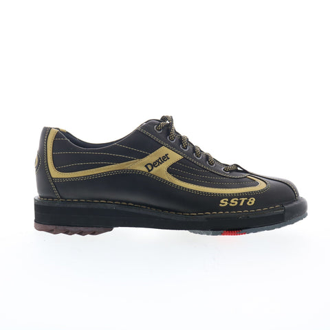 Dexter SST 8 B1899-41 Mens Black Extra Wide Leather Athletic Bowling Shoes