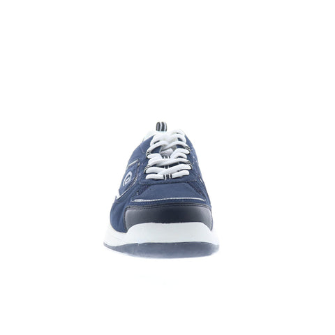 Dexter Johnny B2034-8 Mens Blue Synthetic Lace Up Athletic Bowling Shoes