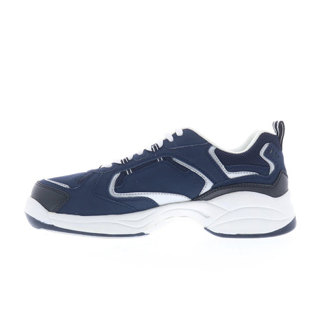 Dexter Johnny B2034-8 Mens Blue Synthetic Lace Up Athletic Bowling Shoes
