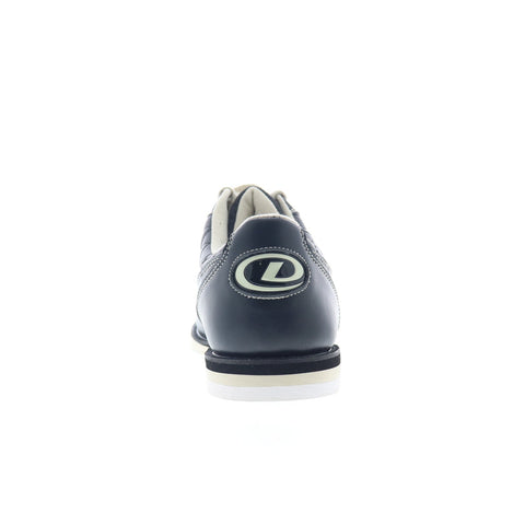Dexter B2112-1 Mens Black Leather Lace Up Athletic Bowling Shoes
