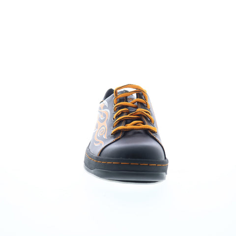 Dexter B2236-24 Mens Black Leather Lace Up Athletic Bowling Shoes