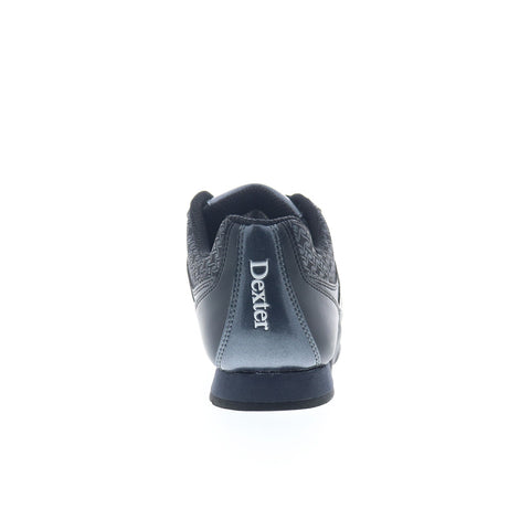 Dexter B2246-1 Mens Black Leather Lace Up Athletic Bowling Shoes