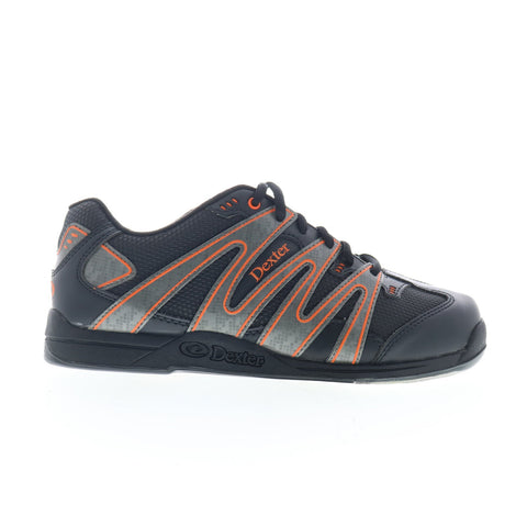 Dexter Zig Zag B2257-1 Mens Black Synthetic Athletic Bowling Shoes