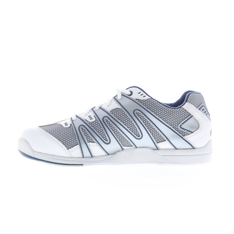 Dexter B2257-8 Mens White Mesh Lace Up Athletic Bowling Shoes