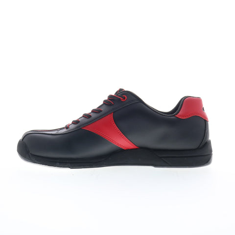 Dexter Ozzie B2263-17 Mens Black Leather Lace Up Athletic Bowling Shoes