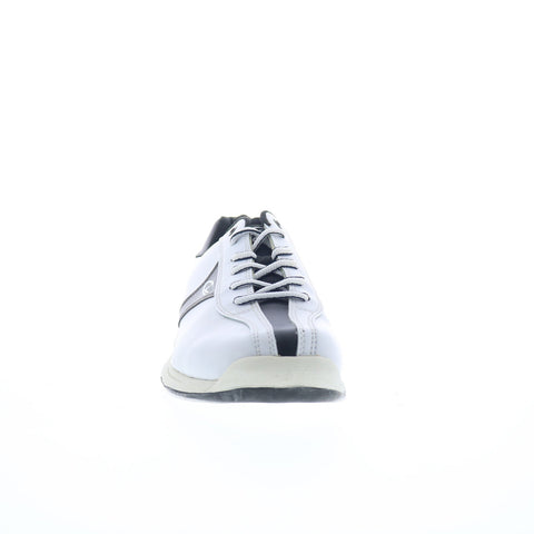 Dexter Ozzie B2263-17 Mens White Leather Lace Up Athletic Bowling Shoes
