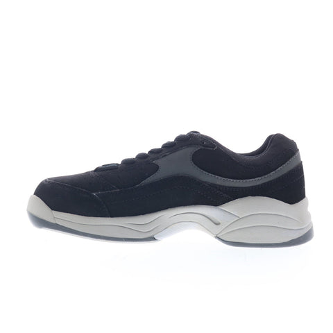 Dexter Vince B2413-1 Mens Black Suede Lace Up  Athletic Bowling Shoes