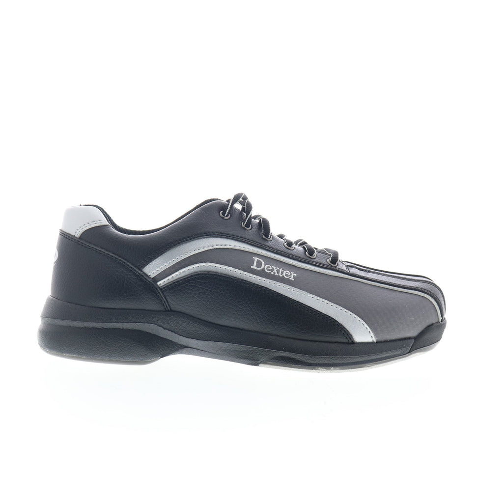 Dexter B2475 15 Mens Black Leather Lace Up Athletic Bowling Shoes Ruze Shoes