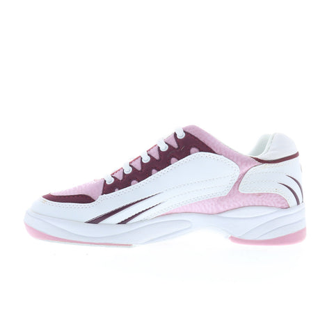 Dexter Serena B4019-3 Womens White Leather Lace Up Athletic Bowling Shoes