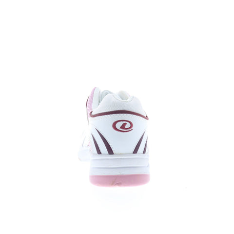 Dexter Serena B4019-3 Womens White Leather Lace Up Athletic Bowling Shoes