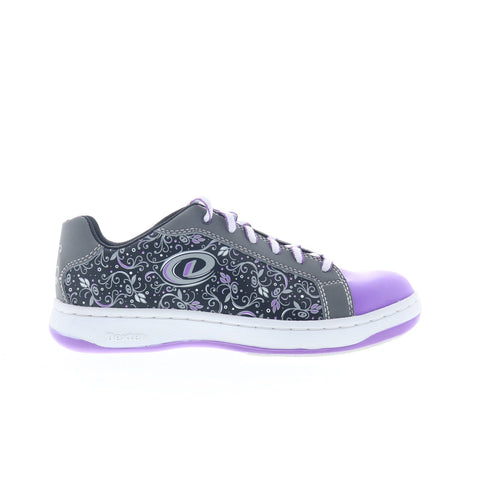 Dexter Liana B4250-3 Womens Gray Synthetic Lace Up Athletic Bowling Shoes