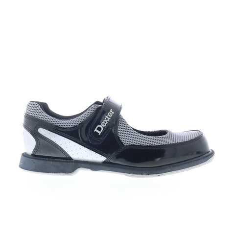 Dexter Mary Jane B4259-15 Womens Black Synthetic Strap Athletic Bowling Shoes