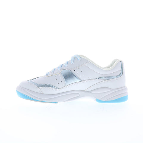 Dexter B4521-9 Womens White Synthetic Lace Up Athletic Walking Shoes