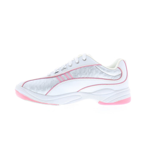 Dexter B4525-7 Womens White Synthetic Lace Up Athletic Bowling Shoes