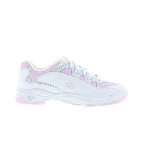 Dexter B4528-9 Womens White Synthetic Lace Up Athletic Bowling Shoes