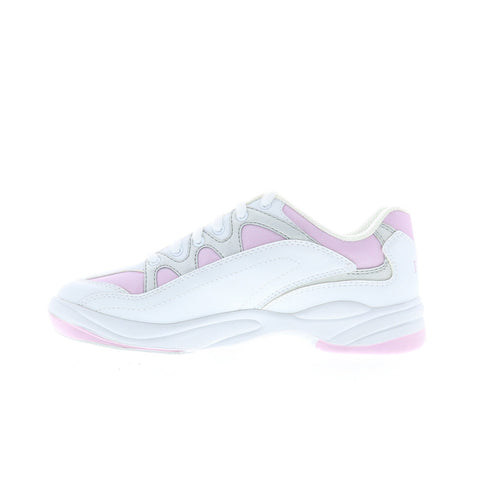 Dexter B4528-9 Womens White Synthetic Lace Up Athletic Bowling Shoes