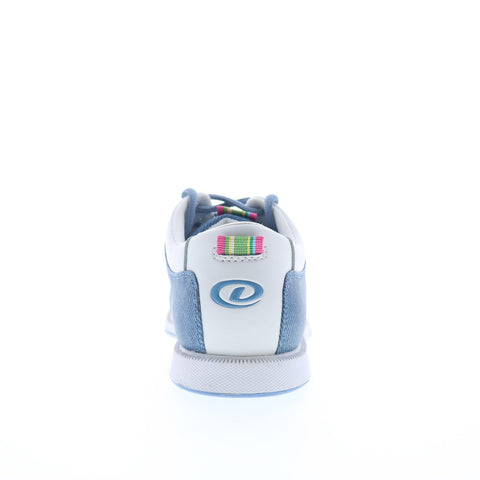 Dexter B4531-8 Womens Blue Synthetic Lace Up Athletic Bowling Shoes