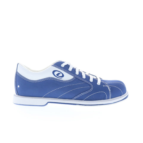 Dexter B4535-8 Womens Blue Suede Lace Up  Athletic Bowling Shoes