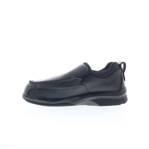 Apex Moc Biomechanical B5000MX09 Mens Black Extra Wide Loafers Casual Shoes