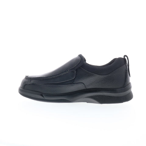 Apex Moc Biomechanical Mens Black Extra Wide Loafers Casual Shoes