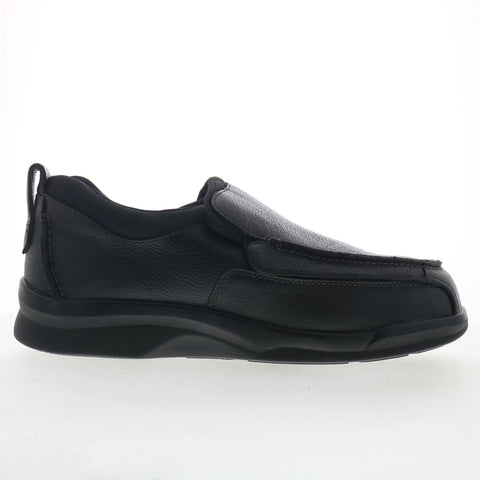 Apex Moc Biomechanical Mens Black Extra Wide Loafers & Slip Ons Casual Shoes