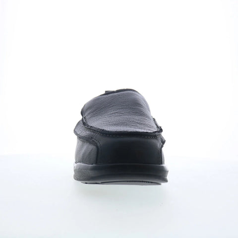 Apex Moc Biomechanical Mens Black Extra Wide Loafers & Slip Ons Casual Shoes