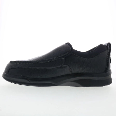 Apex Moc Biomechanical Mens Black Extra Wide Loafers & Slip Ons Casual Shoes