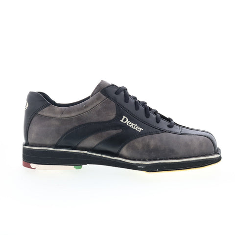 Dexter SST 4 Plus B771-1LH Mens Gray Leather Lace Up Athletic Bowling Shoes