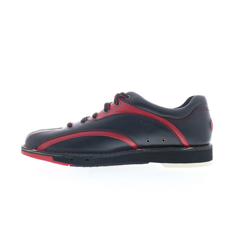 Dexter B774-17 Mens Black Leather Lace Up Athletic Bowling Shoes