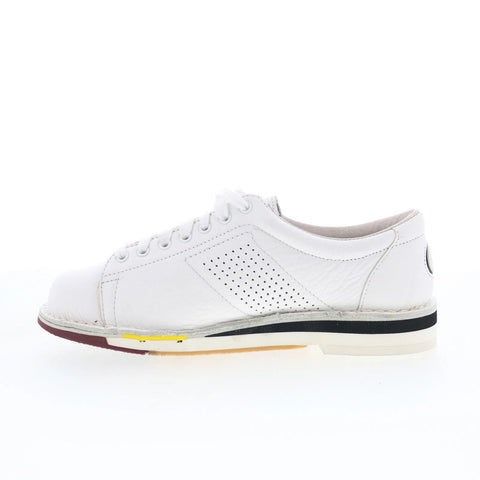 Dexter SST1 B801-9 Mens White Extra Wide Leather Athletic Bowling Shoes
