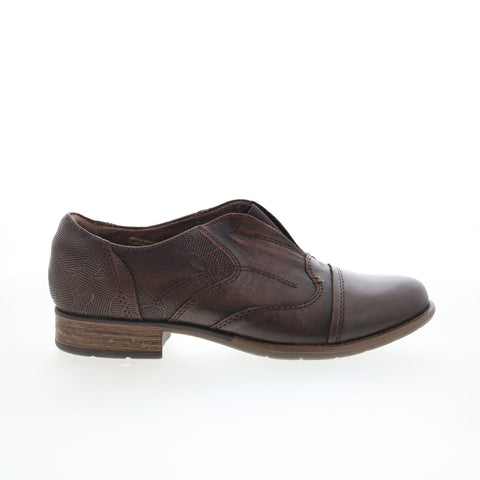 Earth Banyan BANYAN Womens Brown Leather Loafer Flats Shoes