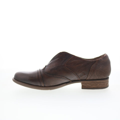 Earth Banyan BANYAN Womens Brown Leather Loafer Flats Shoes