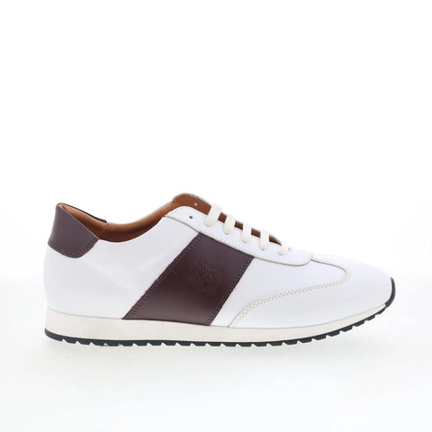 Bruno Magli Elliot BM1ELLA0P Mens White Leather Lifestyle Sneakers Shoes