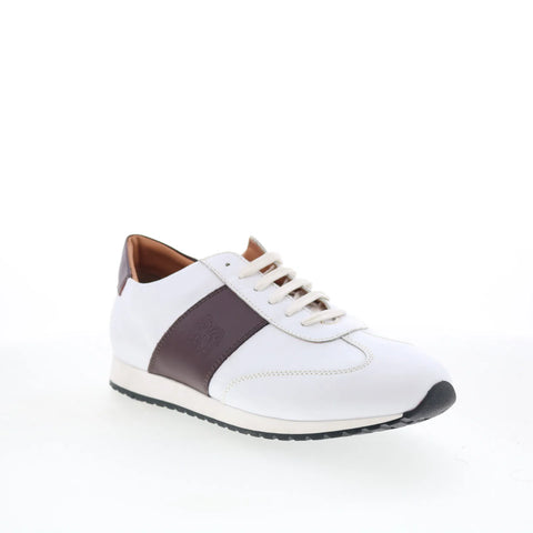 Bruno Magli Elliot BM1ELLA0P Mens White Leather Lifestyle Sneakers Shoes