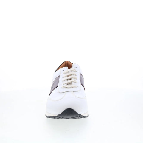 Bruno Magli Elliot BM1ELLA0P Mens White Leather Lifestyle Sneakers Shoes