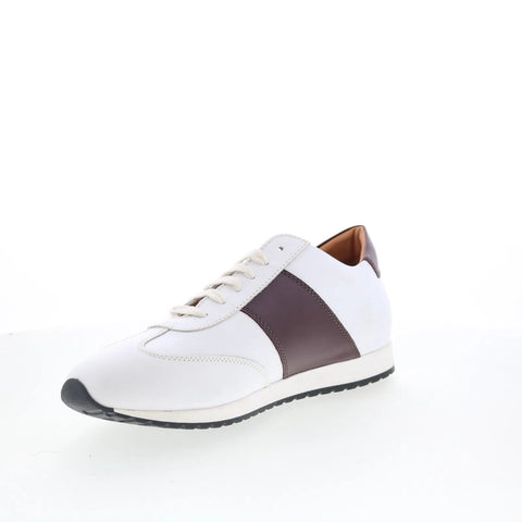 Bruno Magli Elliot BM1ELLA0P Mens White Leather Lifestyle Sneakers Shoes