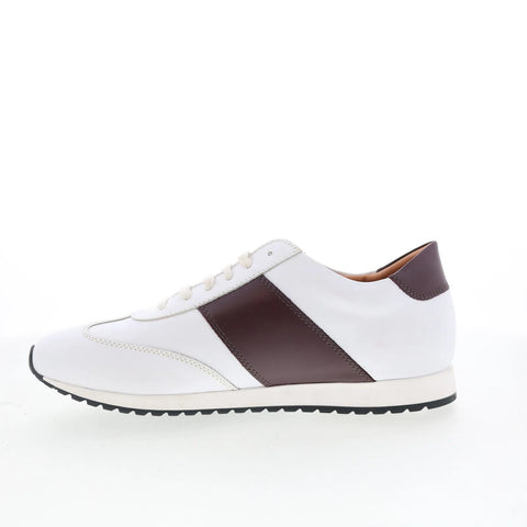 Bruno Magli Elliot BM1ELLA0P Mens White Leather Lifestyle Sneakers Shoes