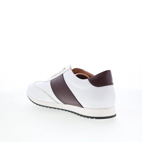 Bruno Magli Elliot BM1ELLA0P Mens White Leather Lifestyle Sneakers Shoes